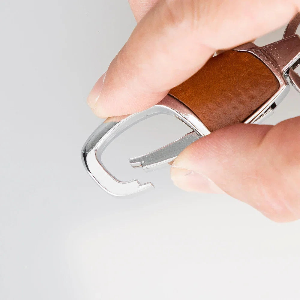 Leather Keyring – Full-grain leather – view 4