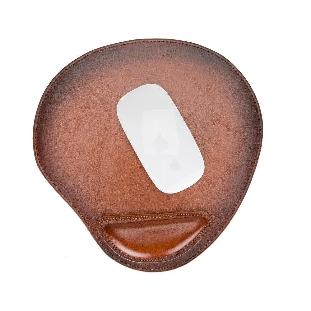 Leather Mouse Mat in Tan