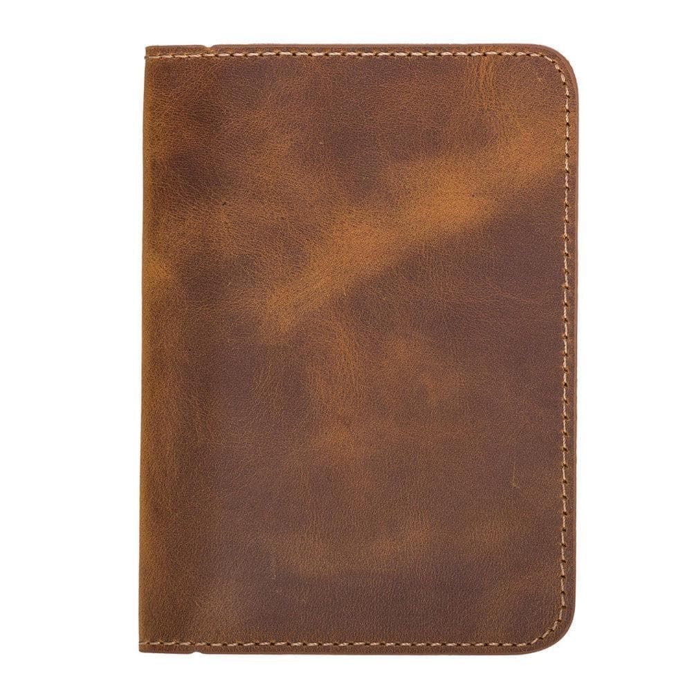 Leather Card Holder in Moccasin