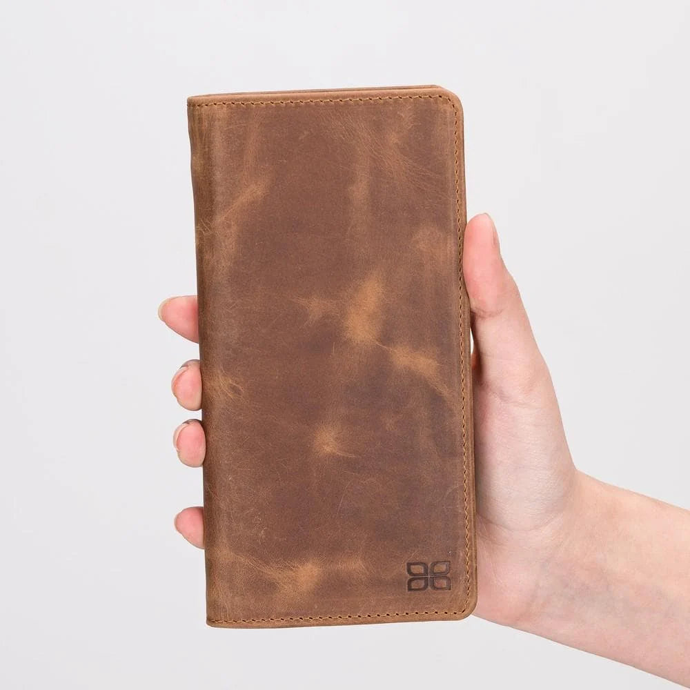 Leather Wallet in Tan Brown