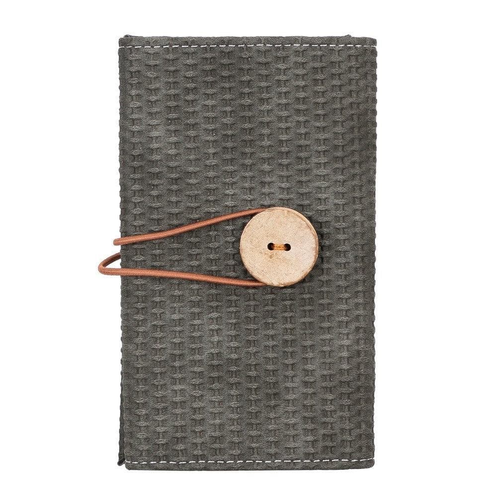 PU Leather Cable Organiser in Drizzle Grey