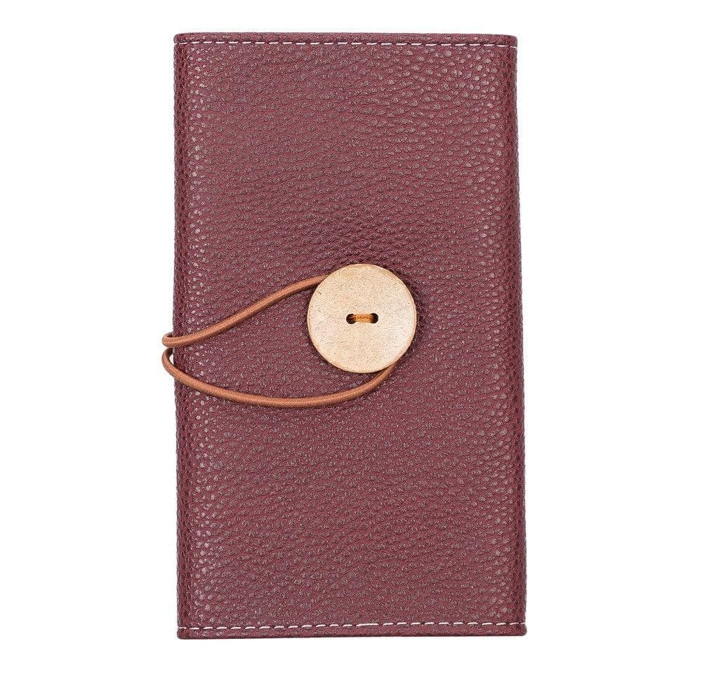 PU Leather Cable Organiser in Rosewood