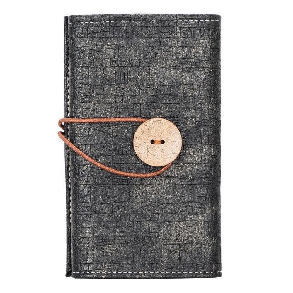 PU Leather Cable Organiser in Storm Grey