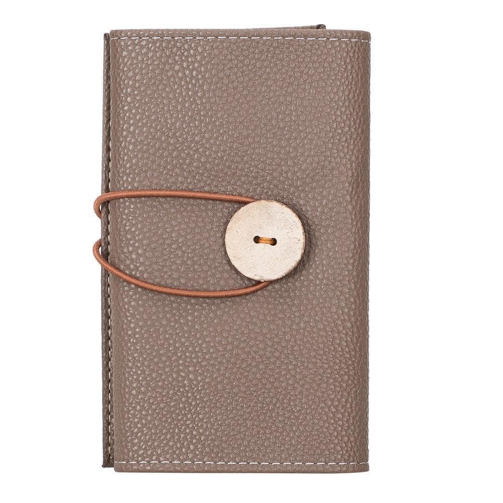 PU Leather Cable Organiser in Buff