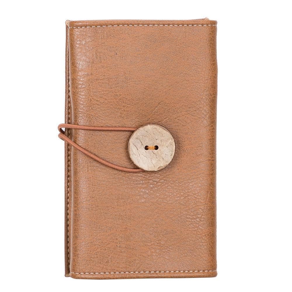 PU Leather Cable Organiser in Sandy Tan