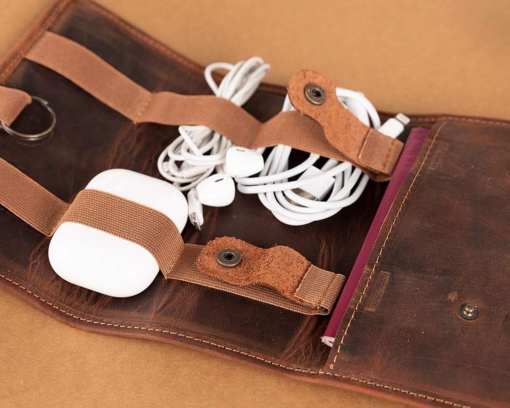 Leather Cable Organiser – Full-grain leather – view 6