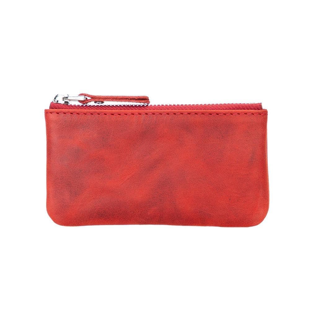 Leather Card Holder in Henna