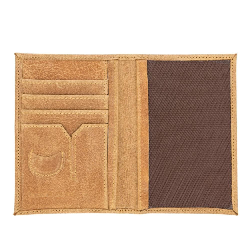 Leather Passport Holder in full-grain leather