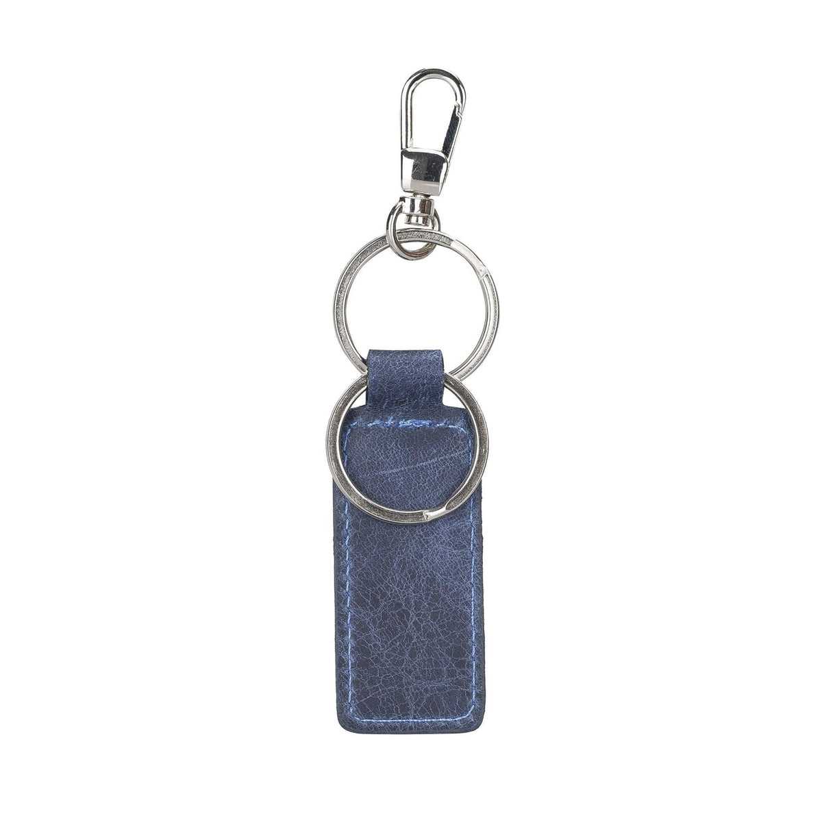 Leather Keyring in Twilight