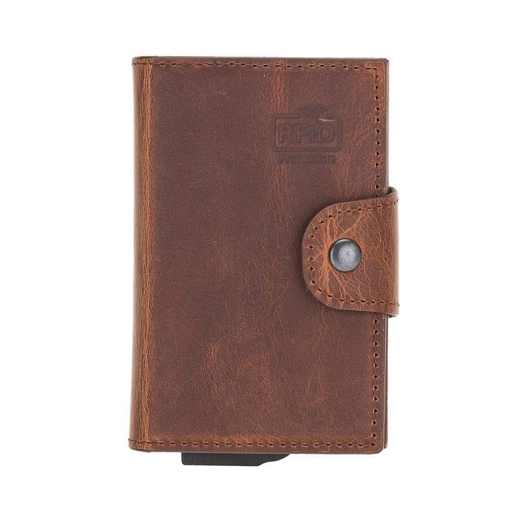 Leather Card Holder in full-grain leather