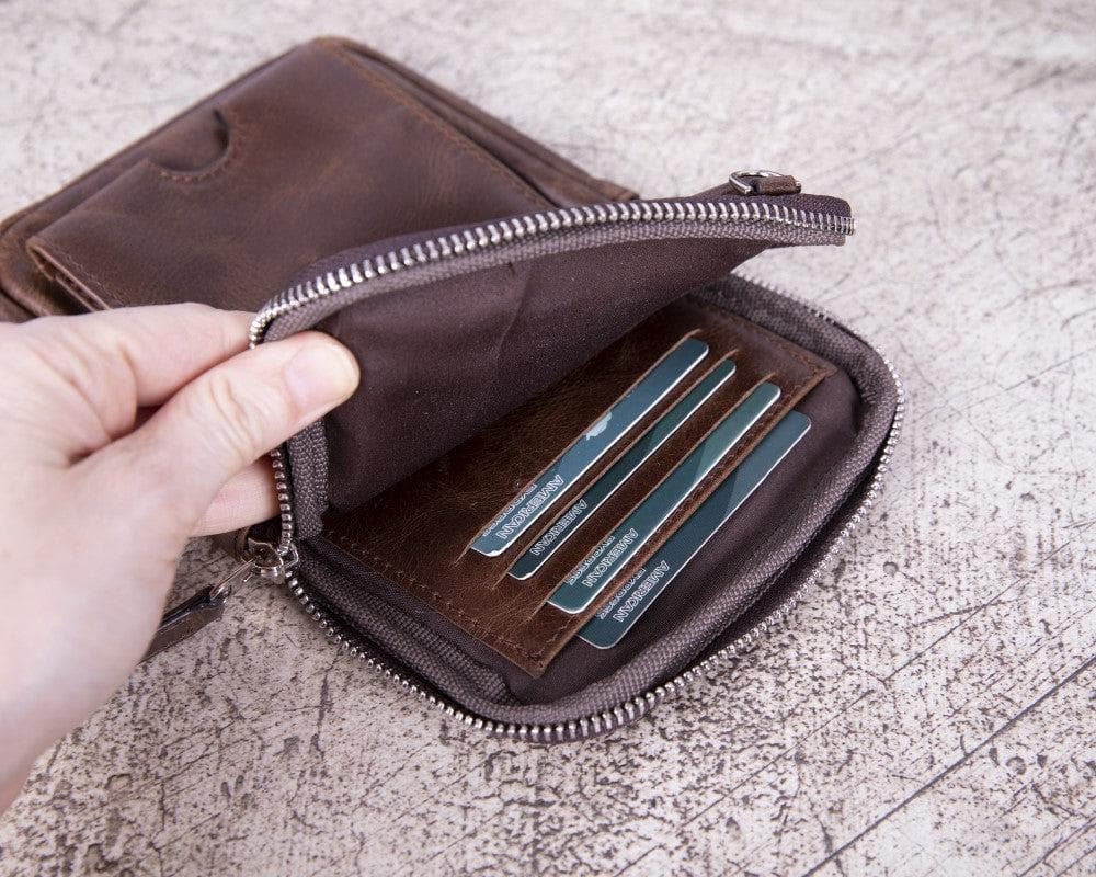 Leather Crossbody Phone Bag – Full-grain leather – view 8