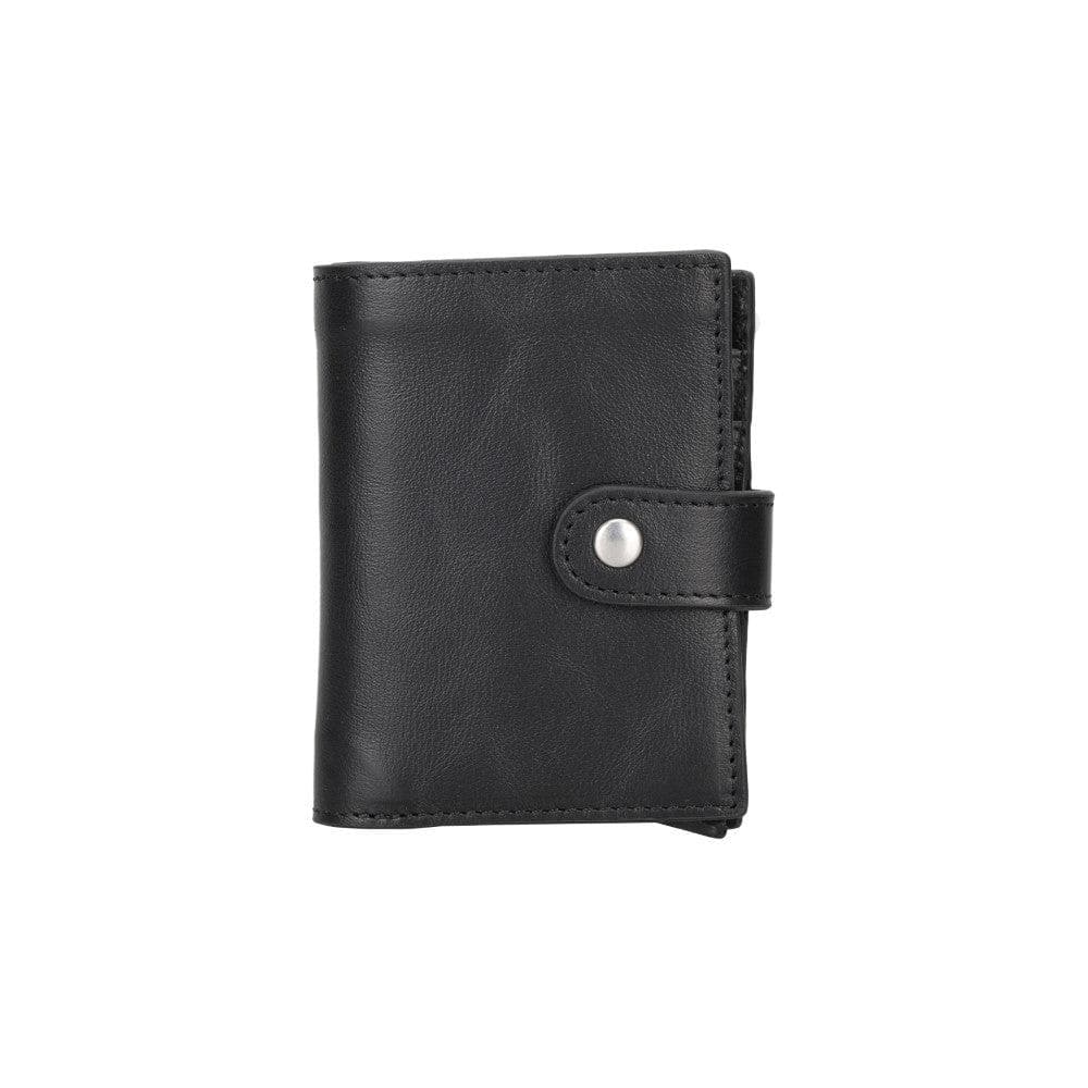 Leather Card Holder in Black