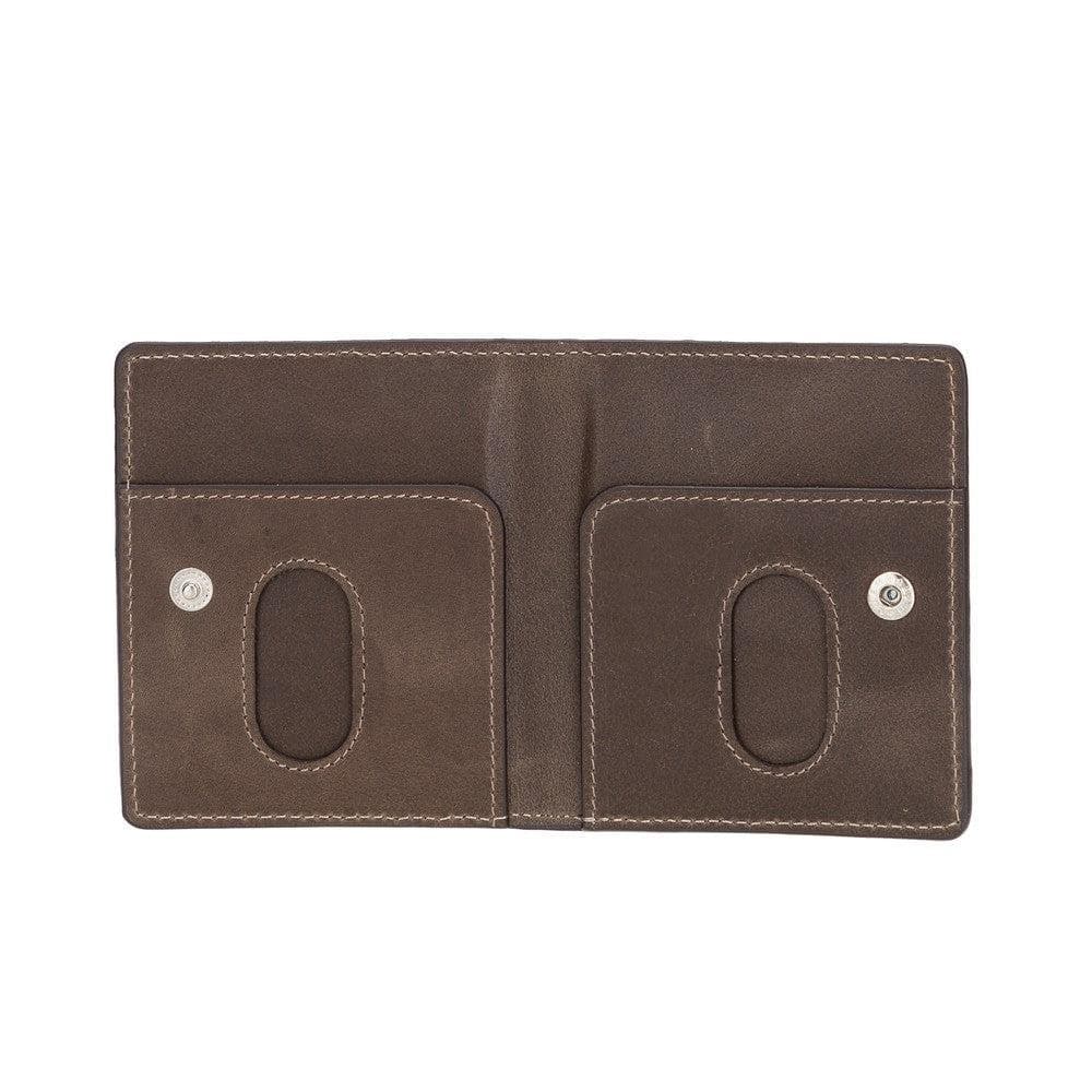 Leather Wallet in Sandy Coffee
