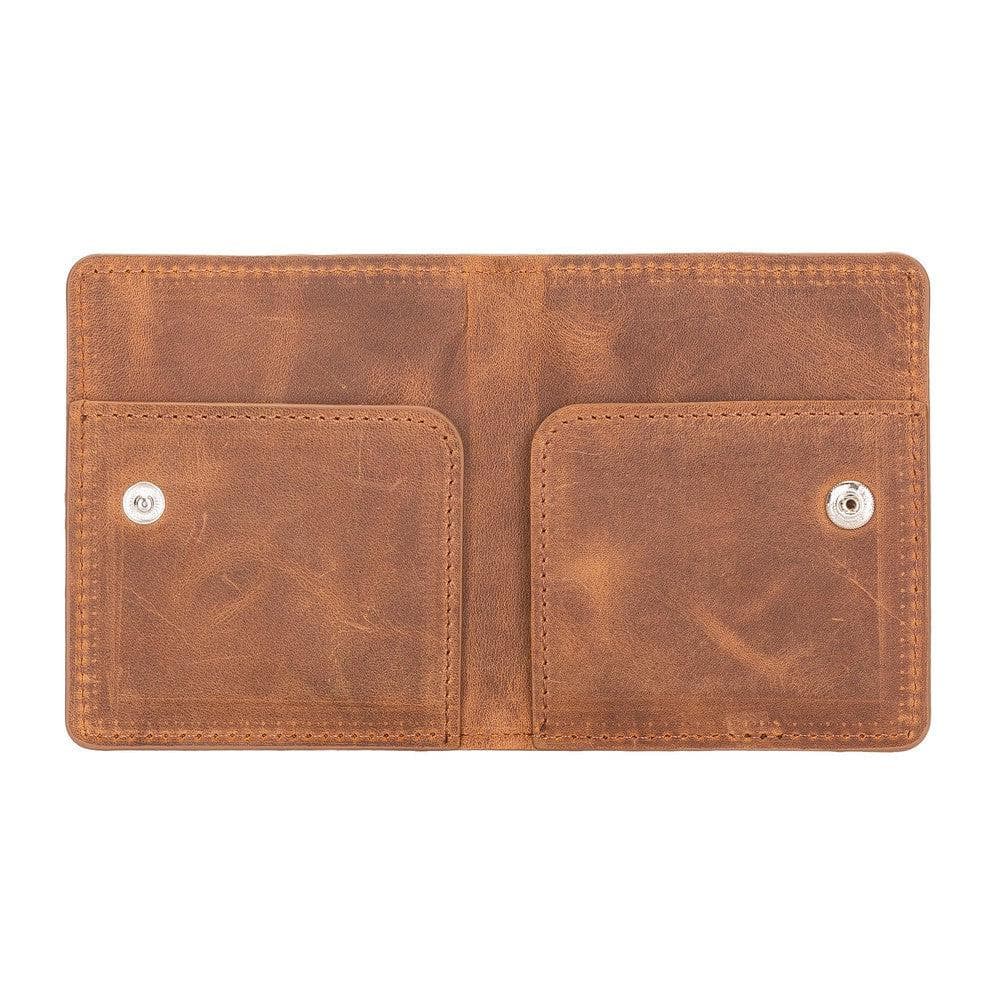 Leather Wallet in Tan Brown
