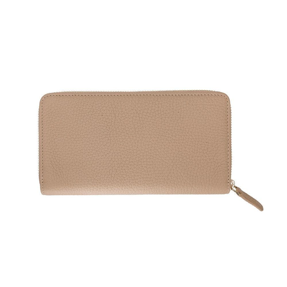Women's Leather Wallet in Rose