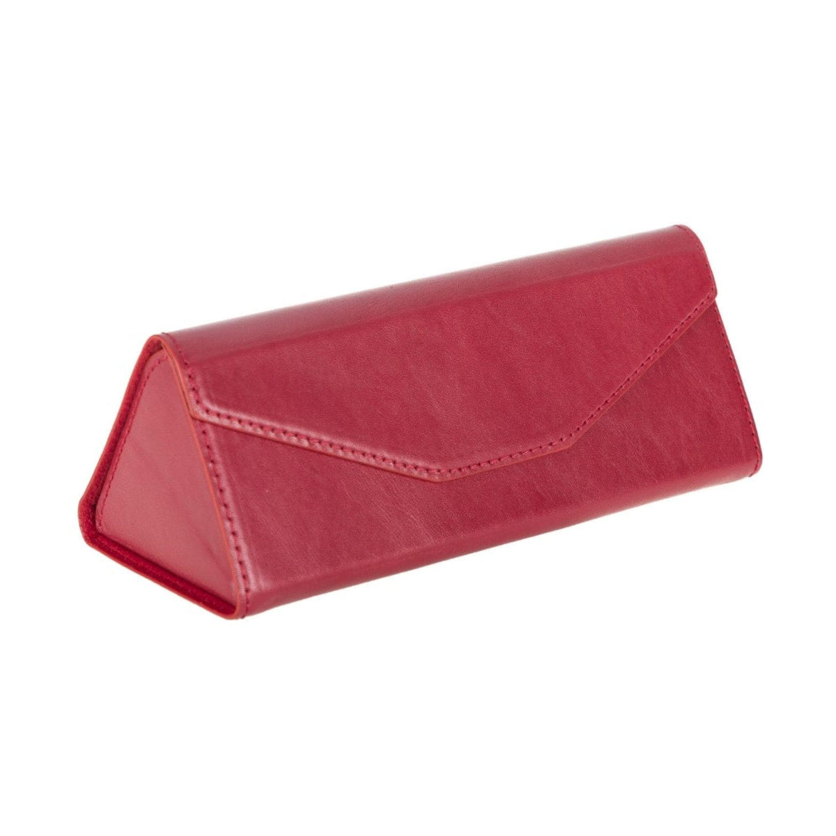 Leather Glasses Case in Sandy Red