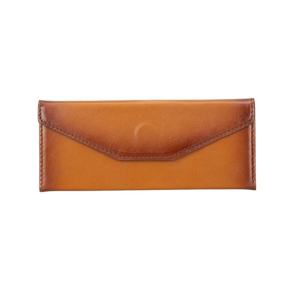 Leather Glasses Case in Tan