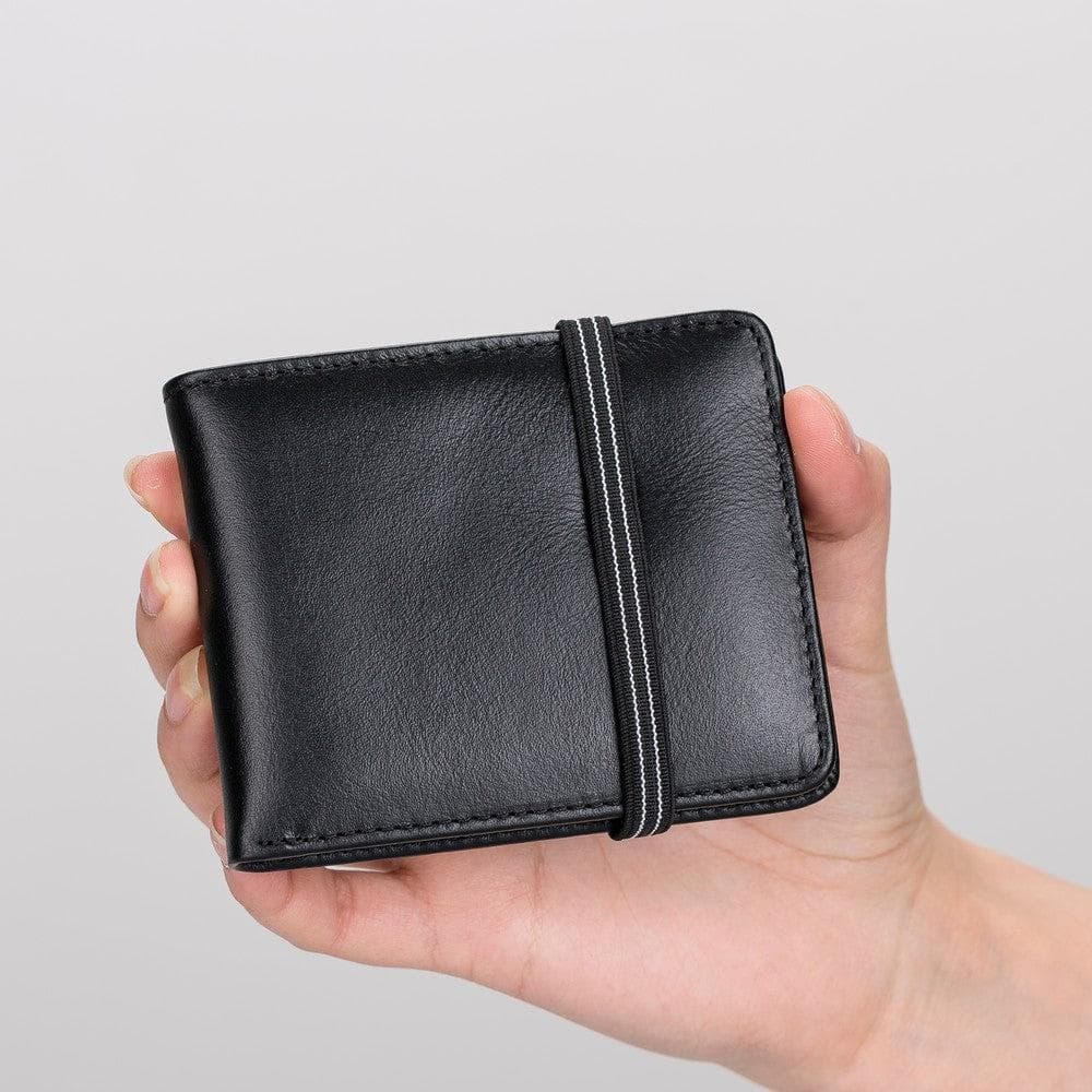 Men's Leather Wallet in Black