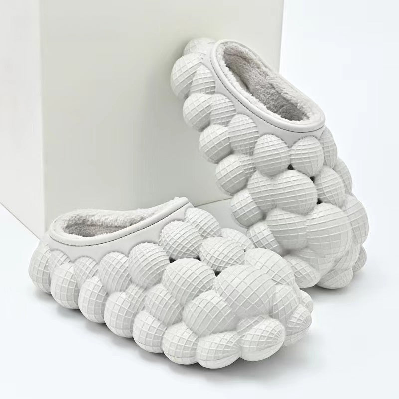 Bubble slides in EVA with round bubbles over the whole upper and a plush lining - view 10