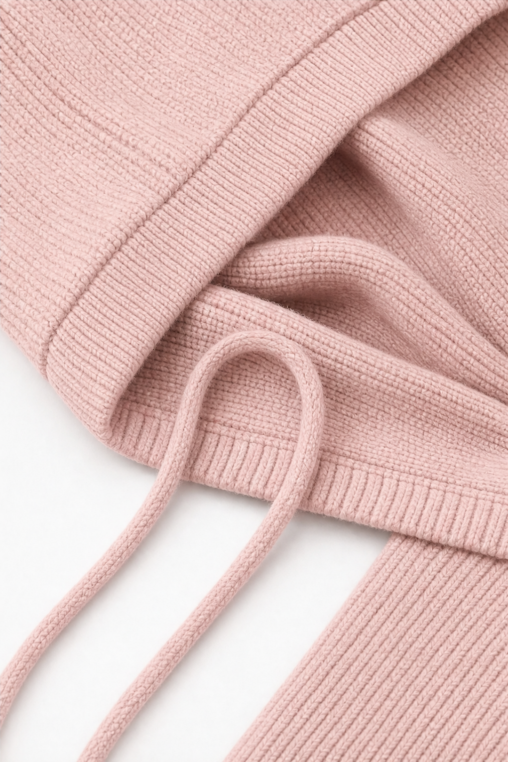 Women's ribbed knit zip cardigan - detail