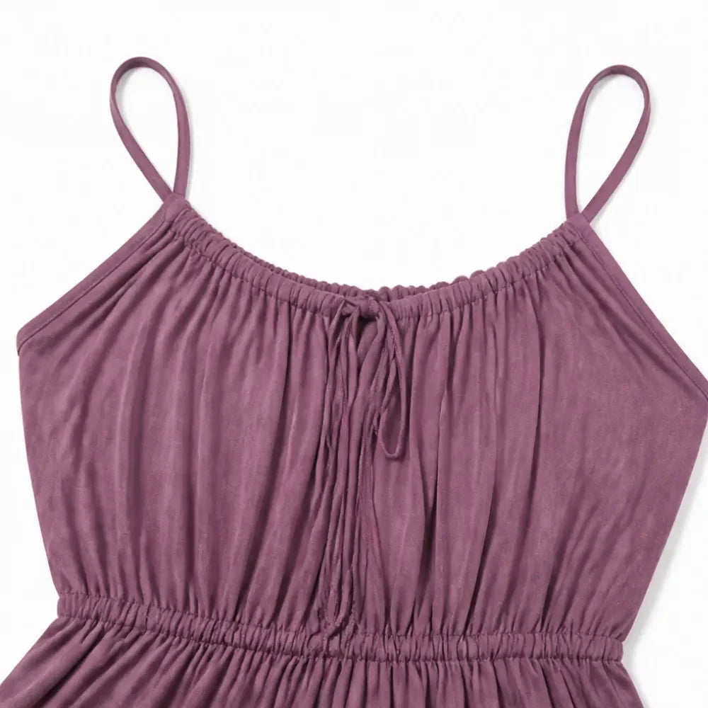 Women's backless maxi dress - detail