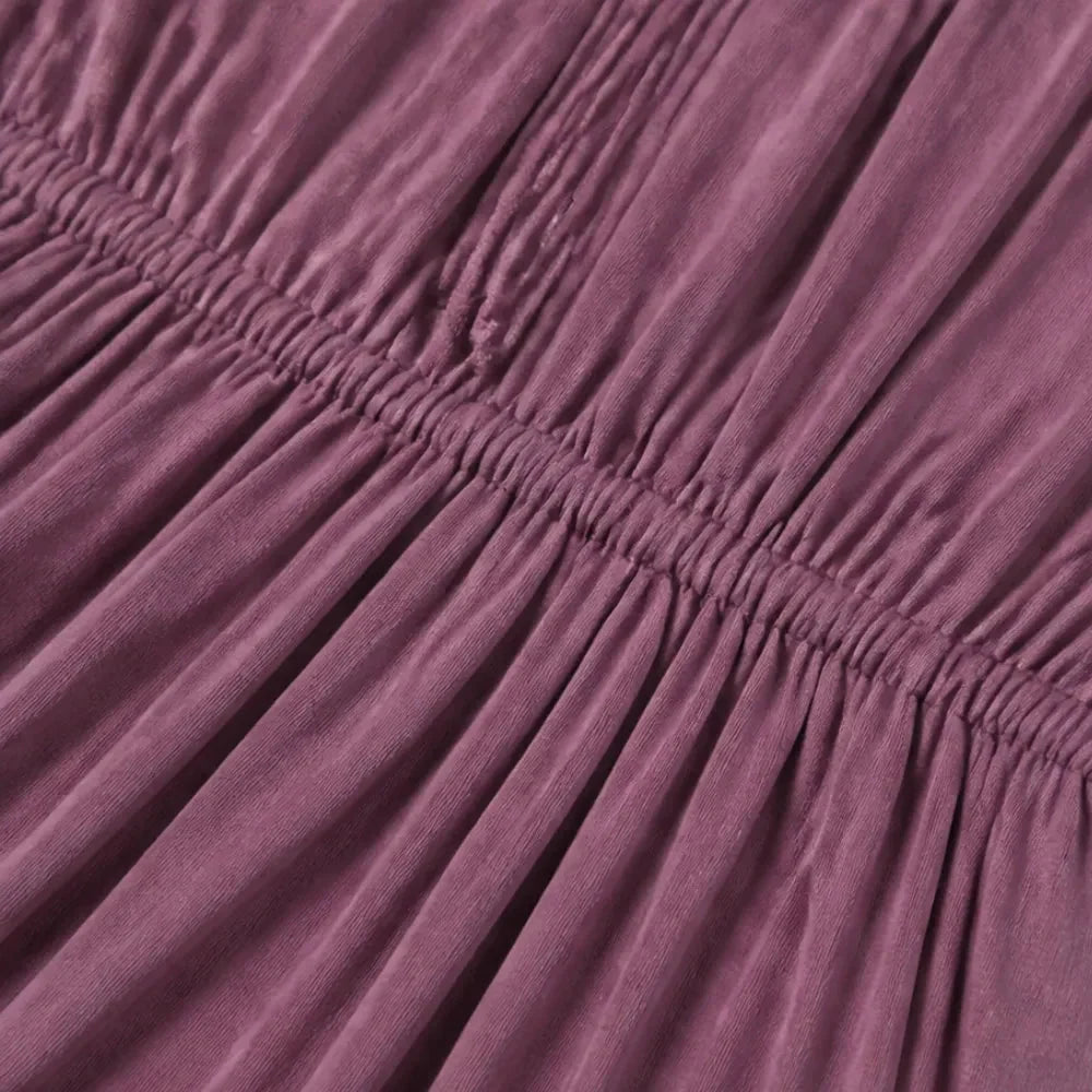 Women's backless maxi dress - detail