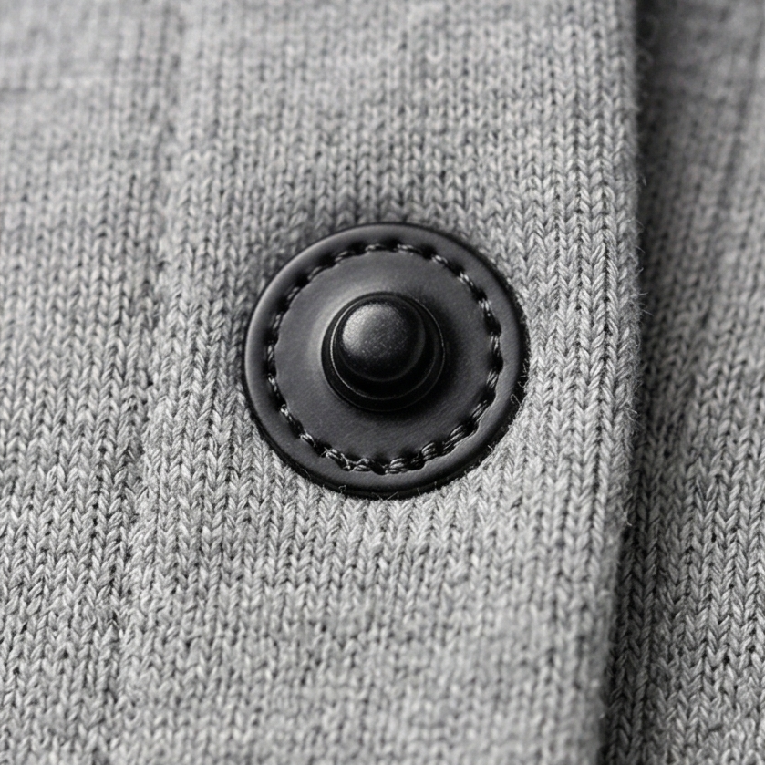 Women's hooded cardigan jacket - detail
