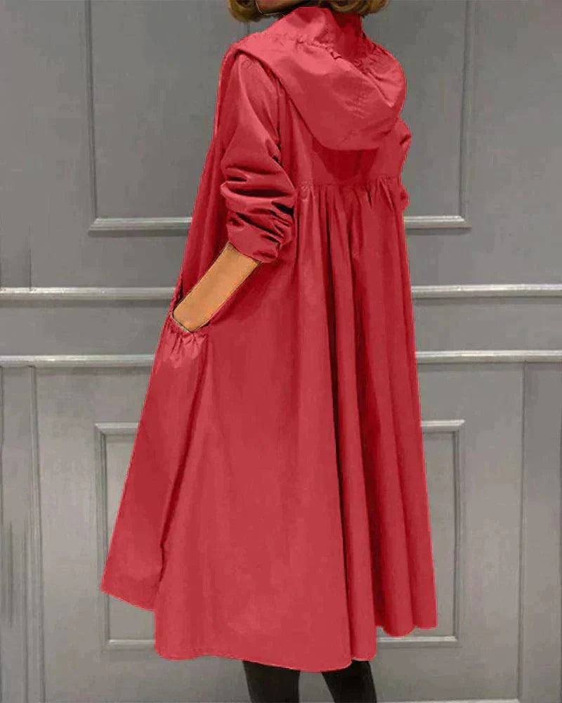 Women's Raincoat in Red