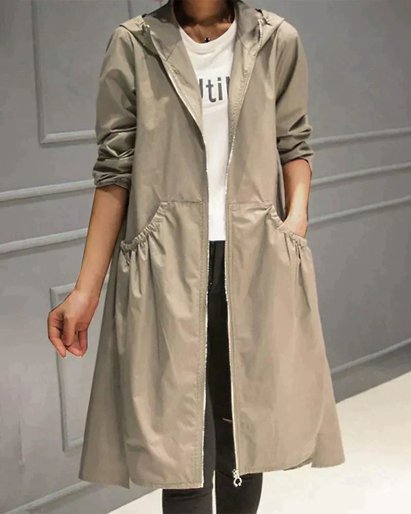 Women's Trench Coat in Beige