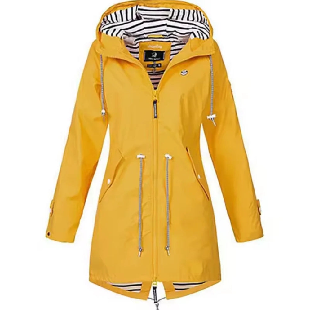 Women's Raincoat in Yellow