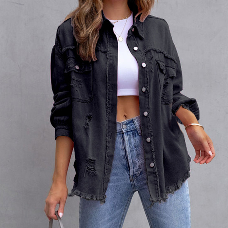 Women's Denim Jacket - oversized cut