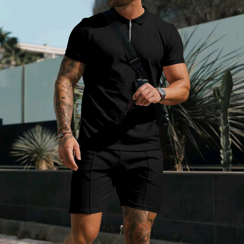 Men's Classic Two-Piece Co-Ord Set - Timeless Every-Occasion Outfit — side view