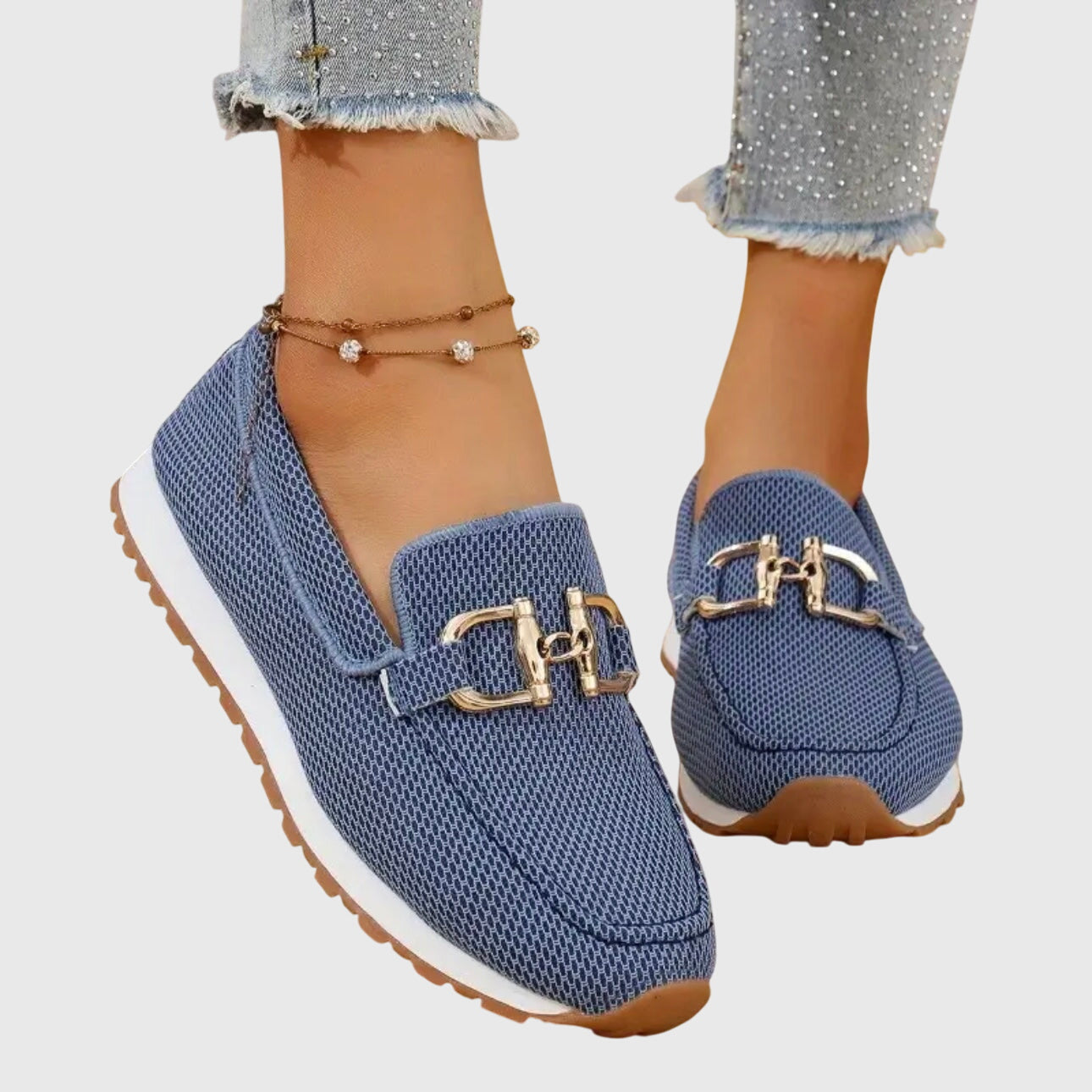 Women's Loafers - Orthopedic Loafers in Beige