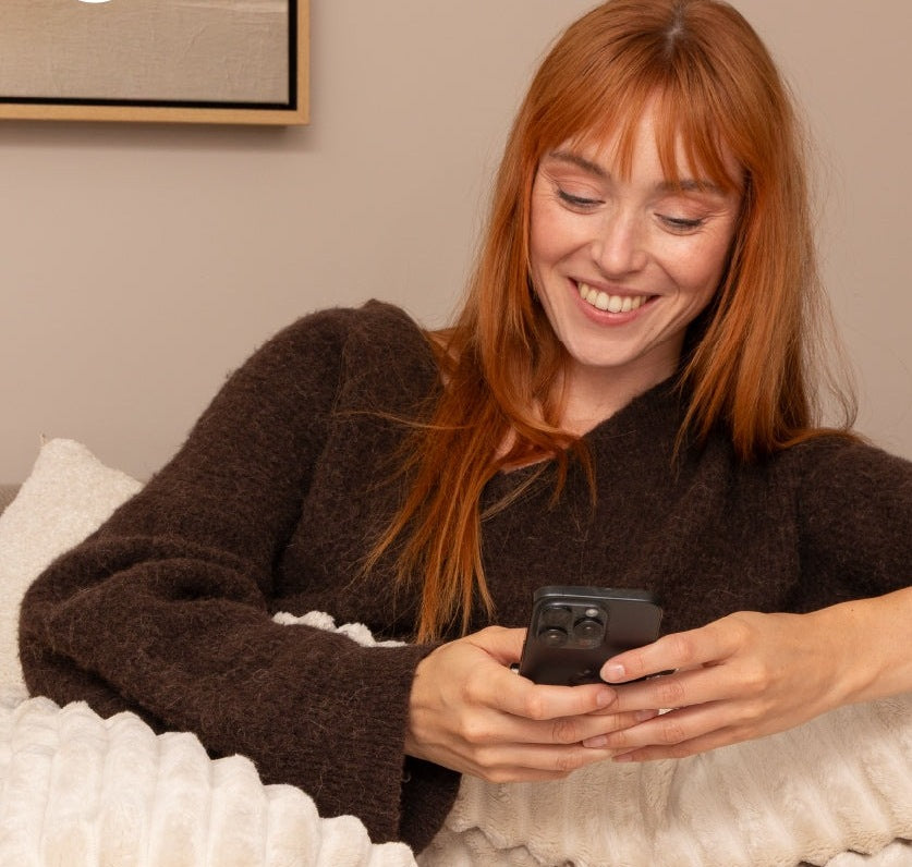 Ribbed electric heated throw of 180 x 160 cm with controller - view 4