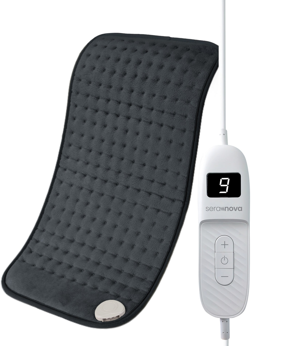 XL electric heating pad of 60 x 30 cm with a controller with display