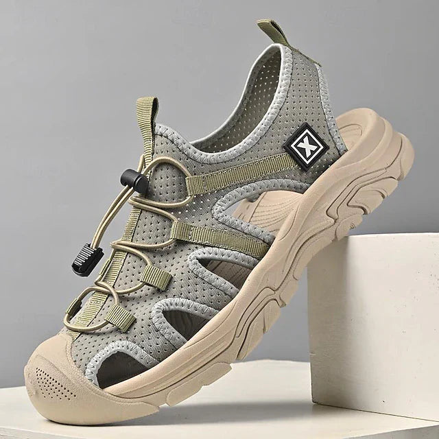 Men's lace-up walking sandals - SAINT DOR - view 1