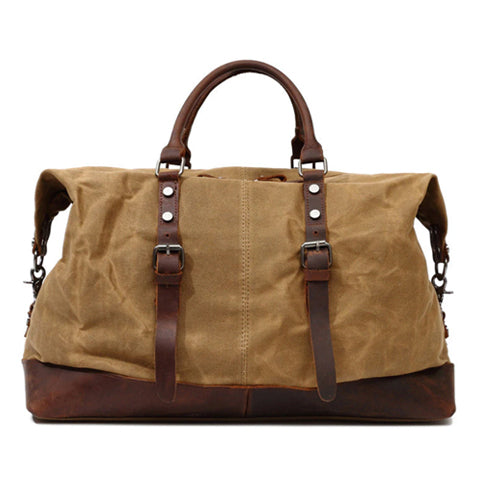 Leather Travel Bag in genuine leather