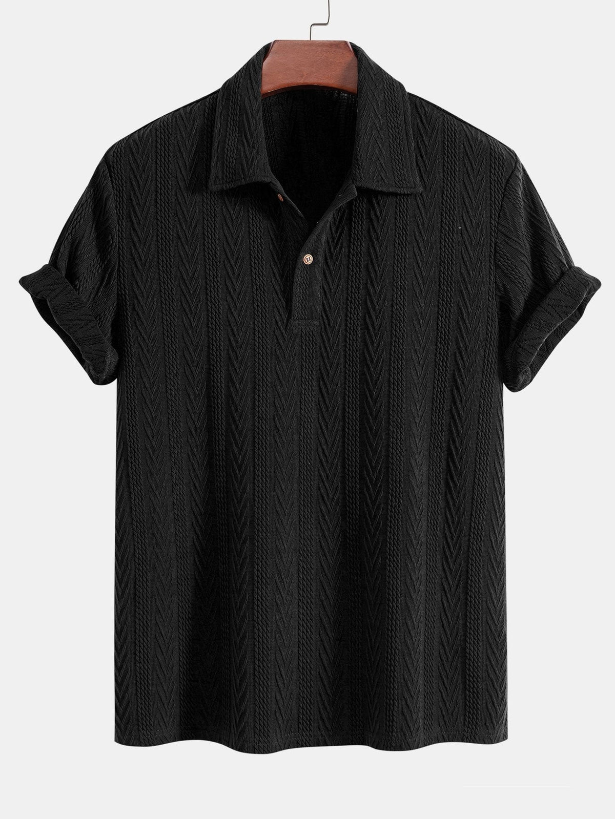Men's polo shirt in earth tones - SAINT DOR - view 5