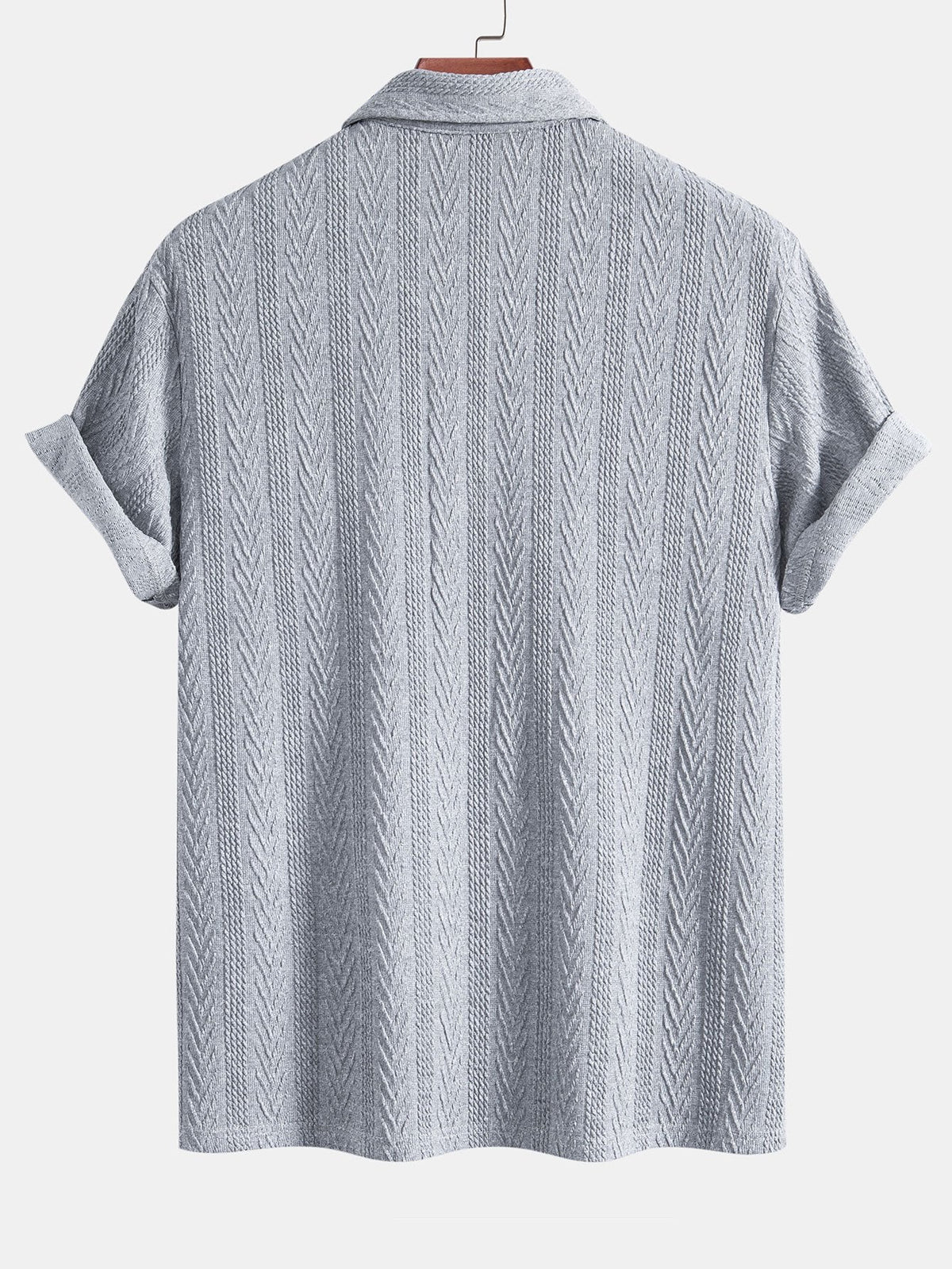 Men's polo shirt in earth tones - SAINT DOR - view 11