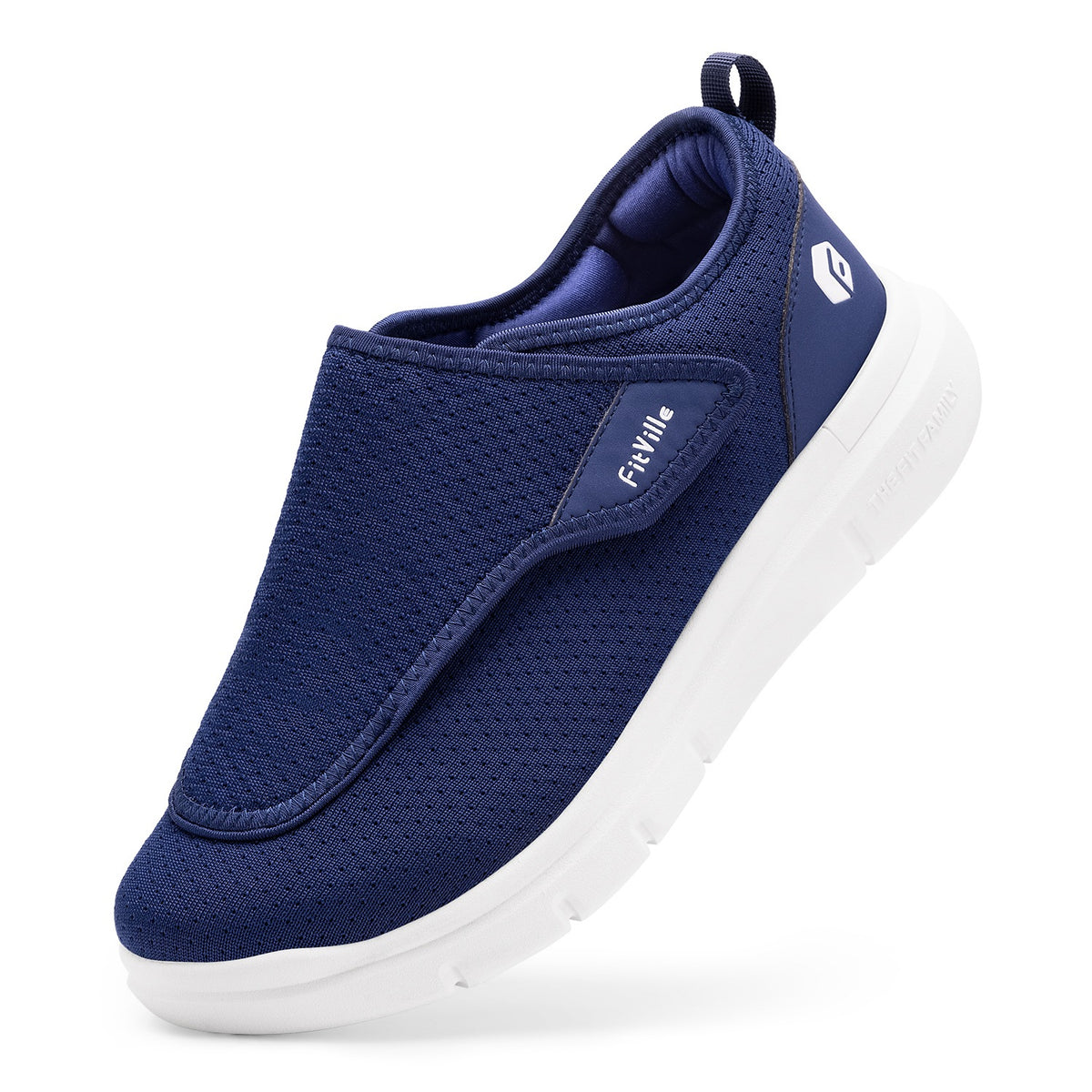 Men's extra wide mesh shoes with a hook-and-loop flap - view 8