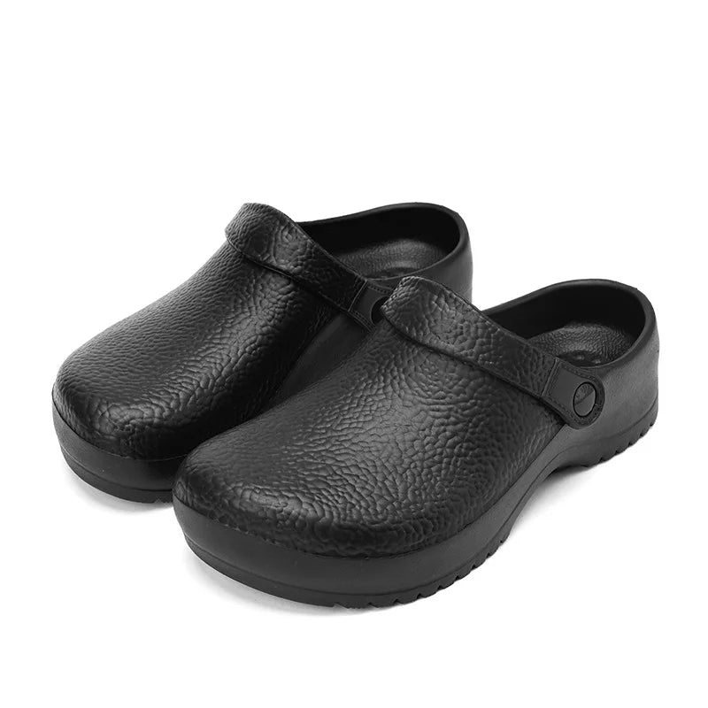 Kitchen shoes in EVA with closed toe, pivoting heel strap and non-slip sole - view 5