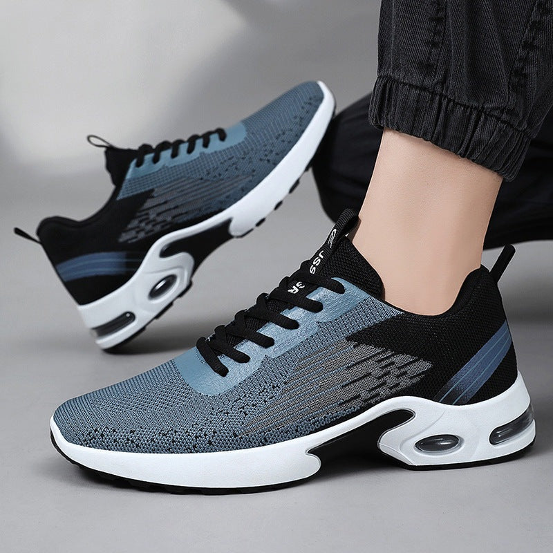 Men's mesh trainers with an air cushion sole and arch support - view 6