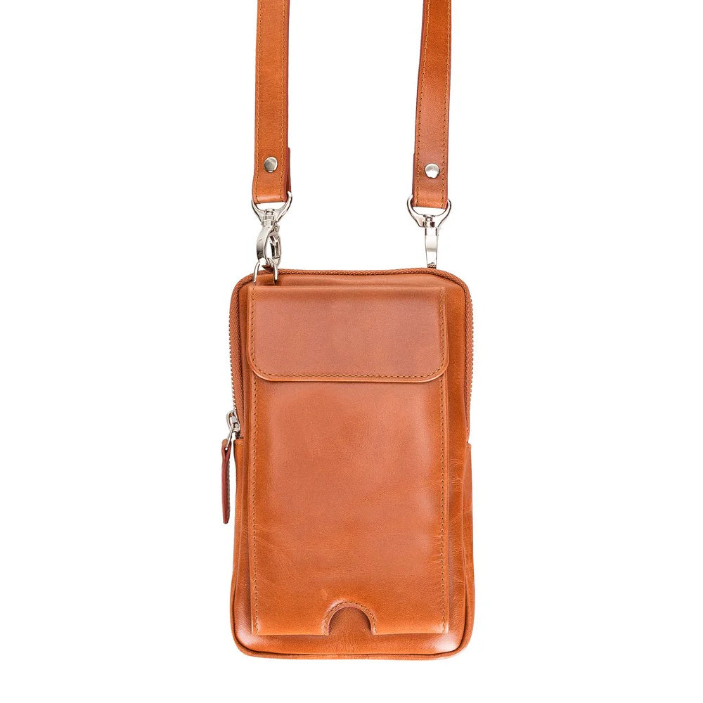 Leather Crossbody Phone Bag – Full-grain leather – view 20