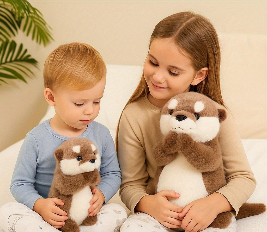 Otter soft toy with magnetic paws - view 3