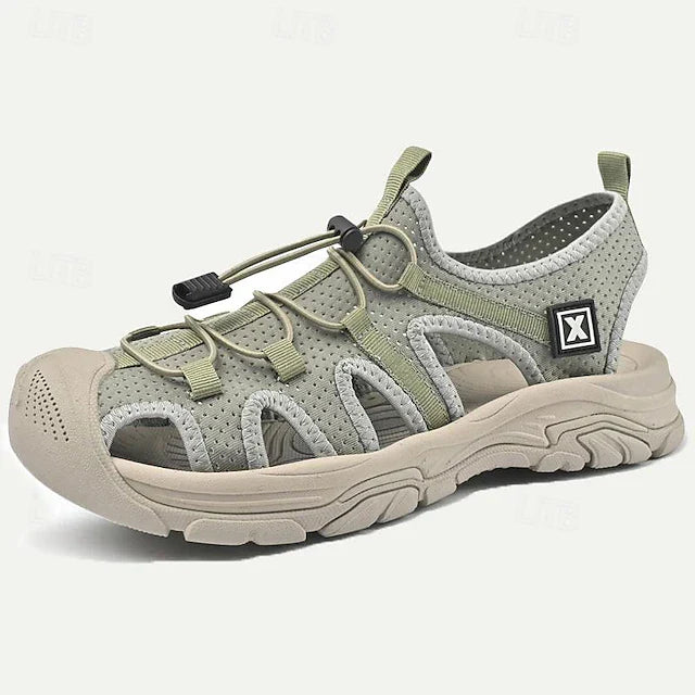 Men's lace-up walking sandals - SAINT DOR - view 2