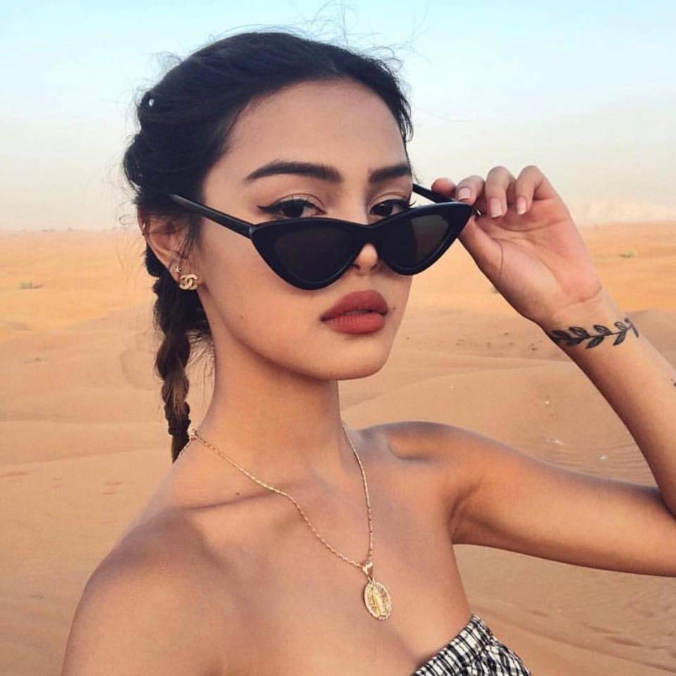 Women's Cat Eye Sunglasses – UV400 Alloy Frame Everyday – view 17