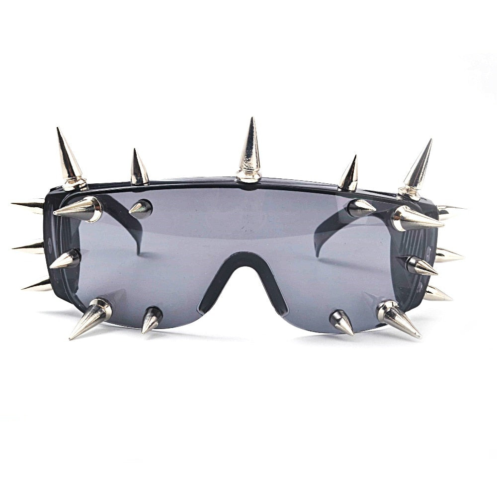 Unisex Mirror Shades – Gothic Style Statement Sunglasses – side view