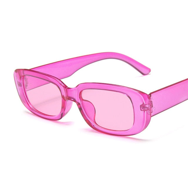 Women's Square Sunglasses – UV400 Classic Everyday Style – full length view