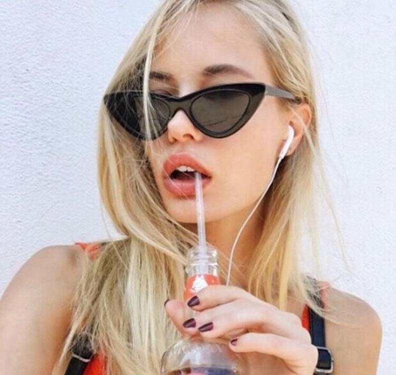 Women's Cat Eye Sunglasses – UV400 Alloy Frame Everyday – view 16