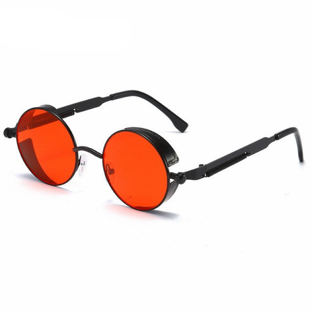 Unisex Steampunk Sunglasses – Metal Frame Festival Retro – product view